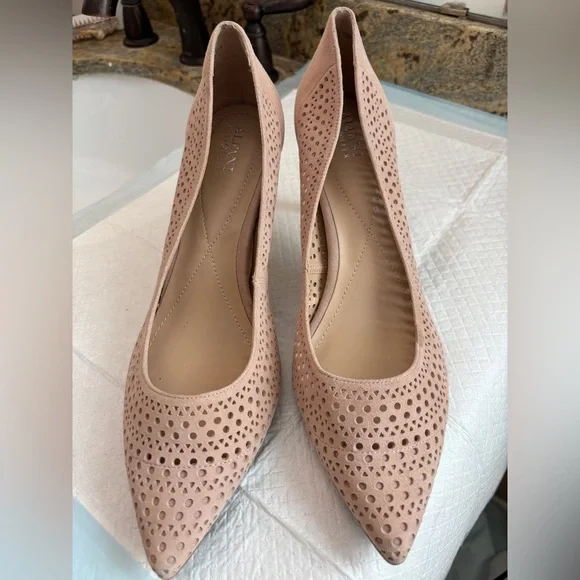 Alfani Jeules Blush Pink Pointed Toe Slip On Stilettos 3” Heel Women’s Size 11 - Picture 6 of 9